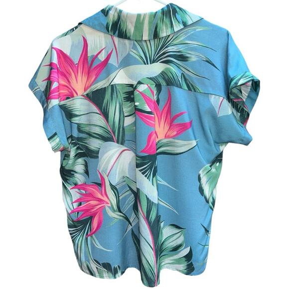 NWT Show Me Your MuMu Tropical Palm & Floral Print Pajama Set Size XS - Picture 3 of 8